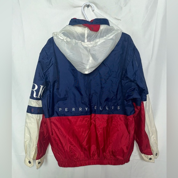 Vintage Perry Ellis windbreaker Size S - Picture 9 of 10